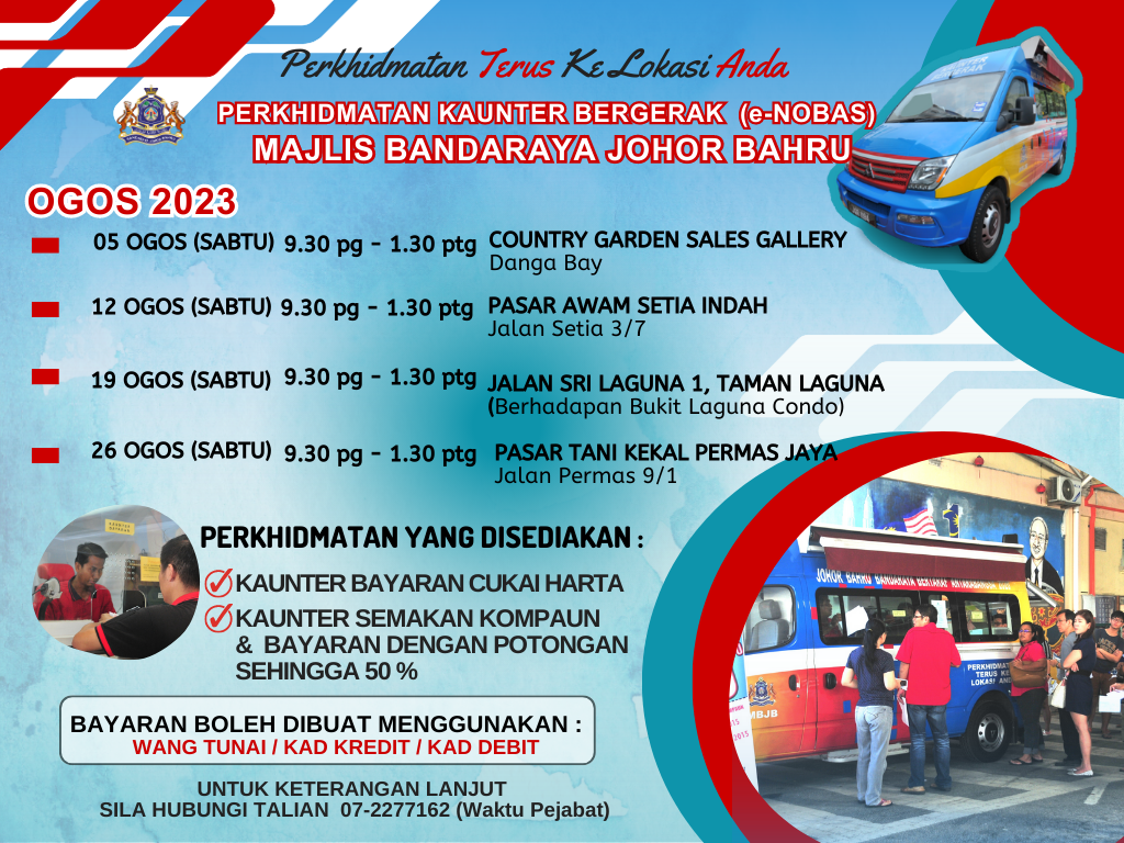 Jadual Perkhidmatan Kaunter Bergerak