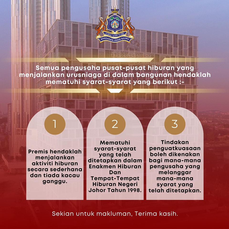 makluman arahan pemberhentian sementara