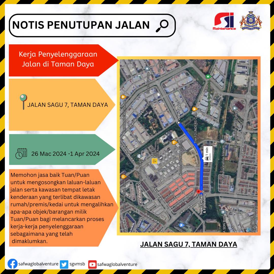 Notis Penyelenggaraan Jalan