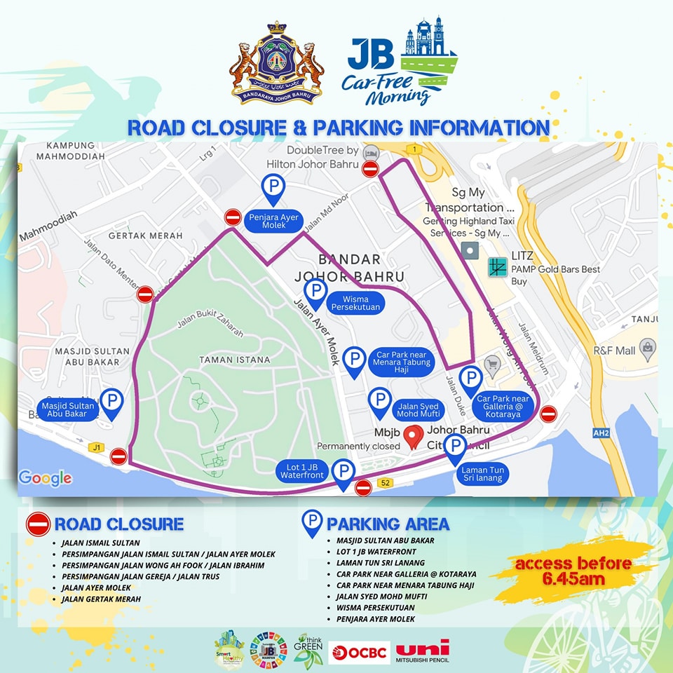 ASIA PACIFIC CLIMATE WEEK FUN RUN 2023 & JB CAR FREE MORNING