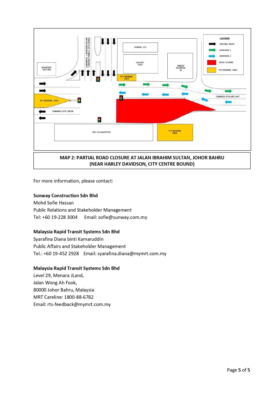 Trafic Announcement