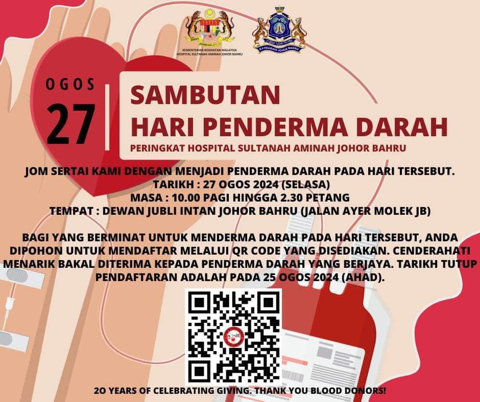 Sambutan Hari Penderma Darah